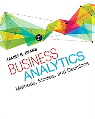 James Evans Business analytics book cover for masters and bachelors students