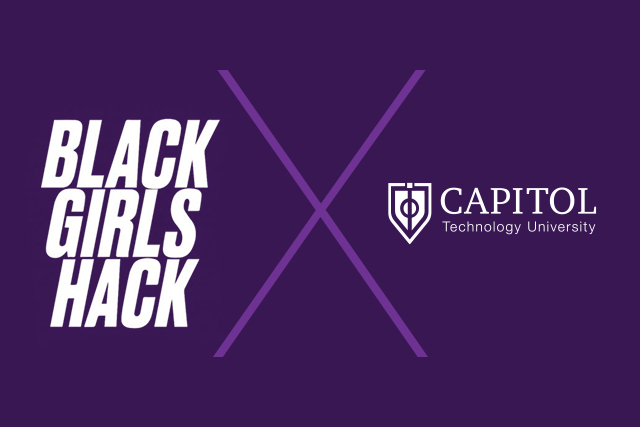 black girls hack logo next to capitol tech logo