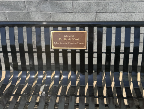 Dr. David Ward Memorial Bench Plaque